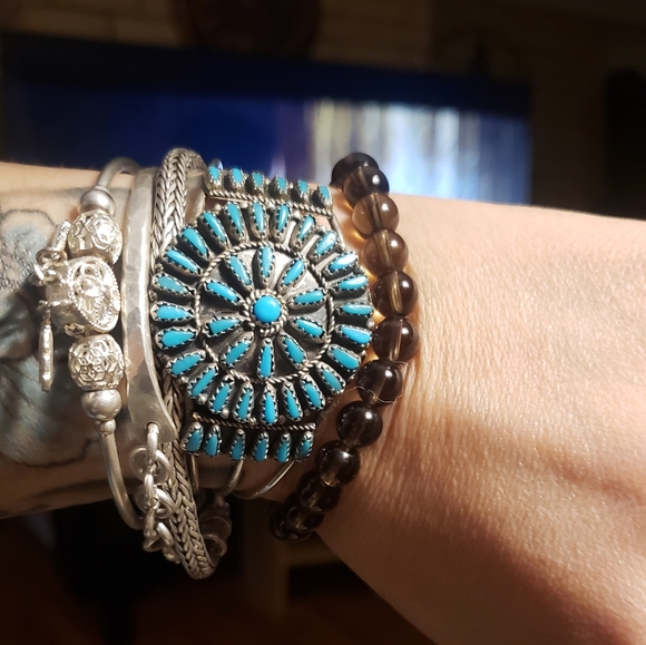 Jewelry - Turquoise and Silver Navajo Cuff